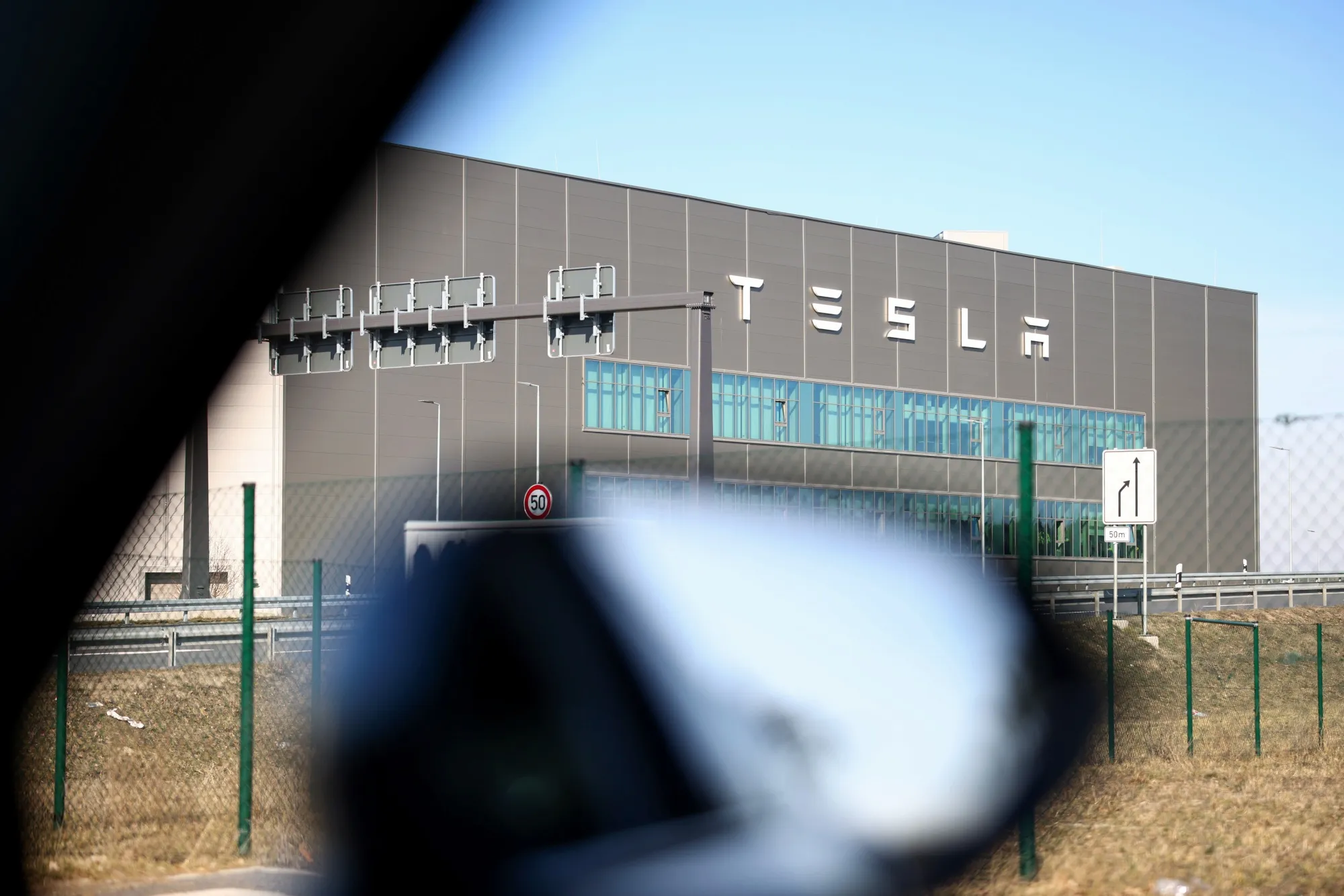 The Tesla Inc. factory in Gruenheide.