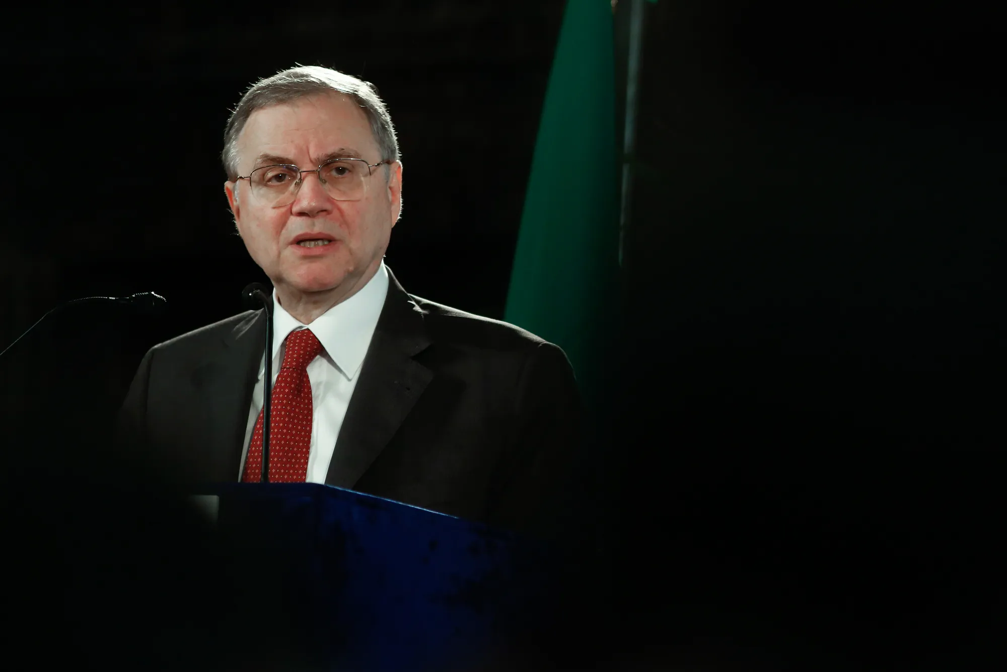 Governor of the Bank of Italy Ignazio Visco.
