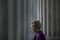 Elizabeth Warren prepares for an interview after she was prevented from reading a letter by Coretta Scott King. Photographer: Andrew Harrer/Bloomberg
