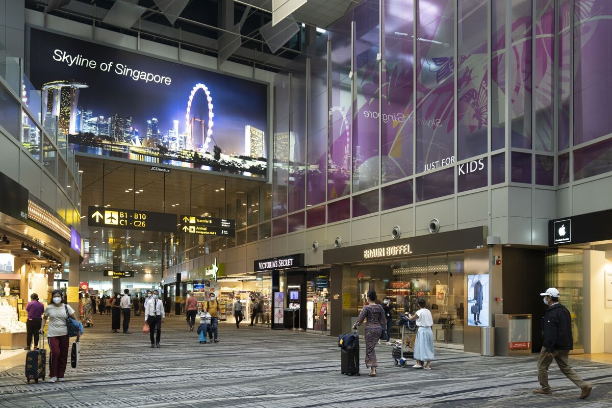 Singapore Changi Airport Departure and Transit Area Terminal 1 