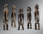 Mumuye statues that were showcased at Tefaf.