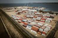 Inside The Bustling Danish Pop-Up Shipping Container Terminal