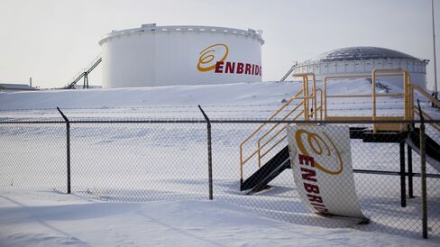 Enbridge fuel depot in Canada.