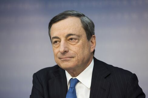 European Central Bank President Mario Draghi