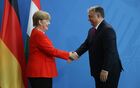 Viktor Orban Meets With Angela Merkel In Berlin
