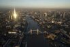 Aerial Views Of The City Of London And The Canary Wharf Business & Financial District