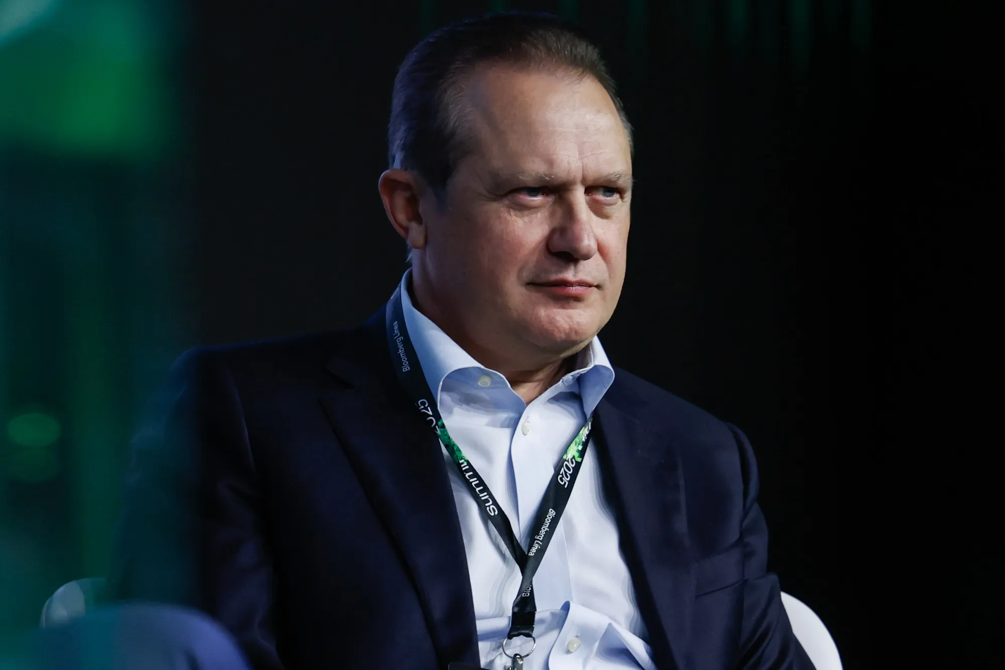 Gilberto Tomazoni, CEO global da JBS SA, durante o Bloomberg Linea Summit 2025 em São Paulo, Brasil.