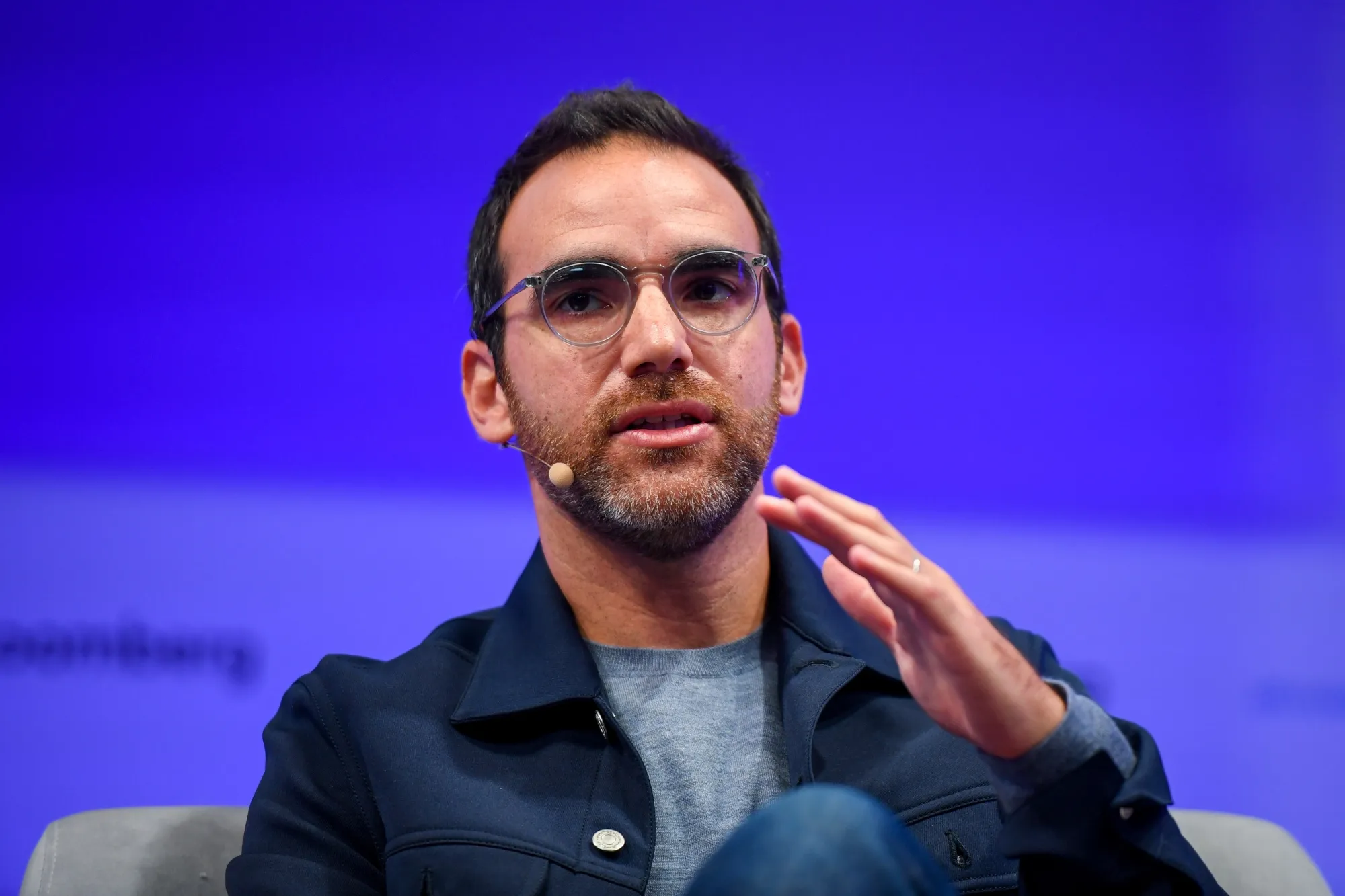 Geoffrey Perez during the Bloomberg Tech Summit in London, om Sept. 28.