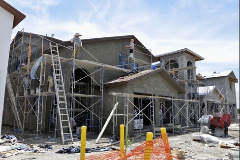 Construction At A Lennar Homes Development Ahead Of New Home Sales Data