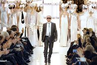 German designer Karl Lagerfeld acknowled