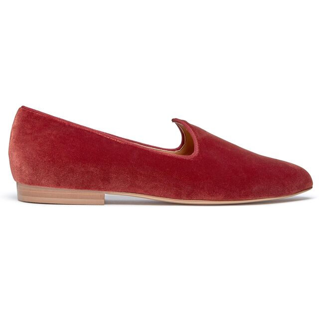 Le Monde Beryl Velvet Slippers