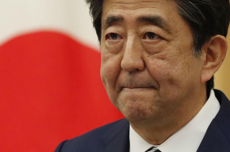 Prime Minister Shinzo Abe Press Conference As Tokyo To Ease Virus Restrictions 