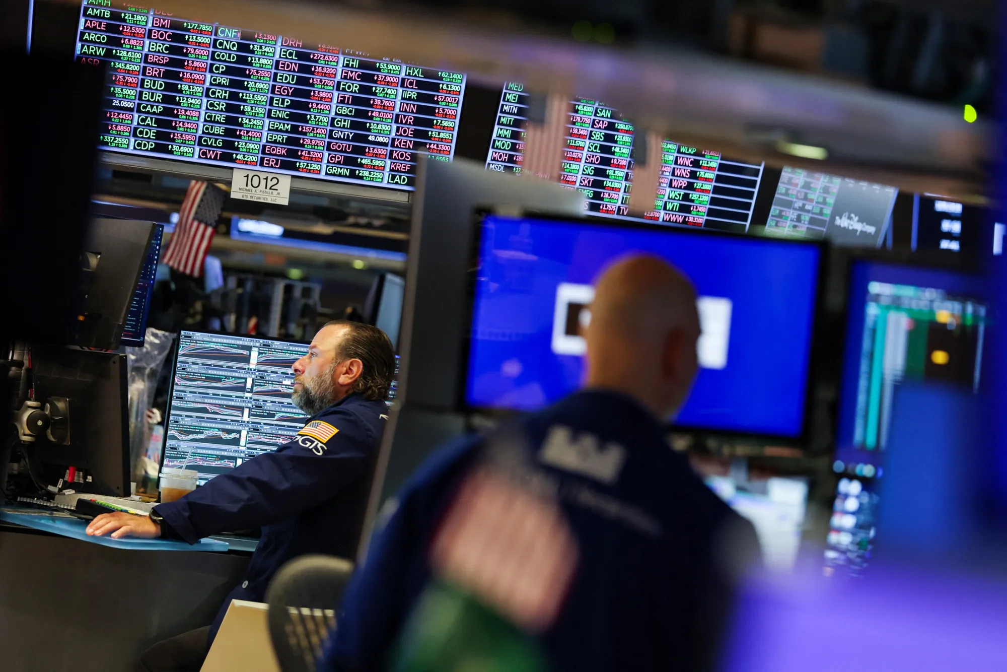 The New York Stock Exchange.
