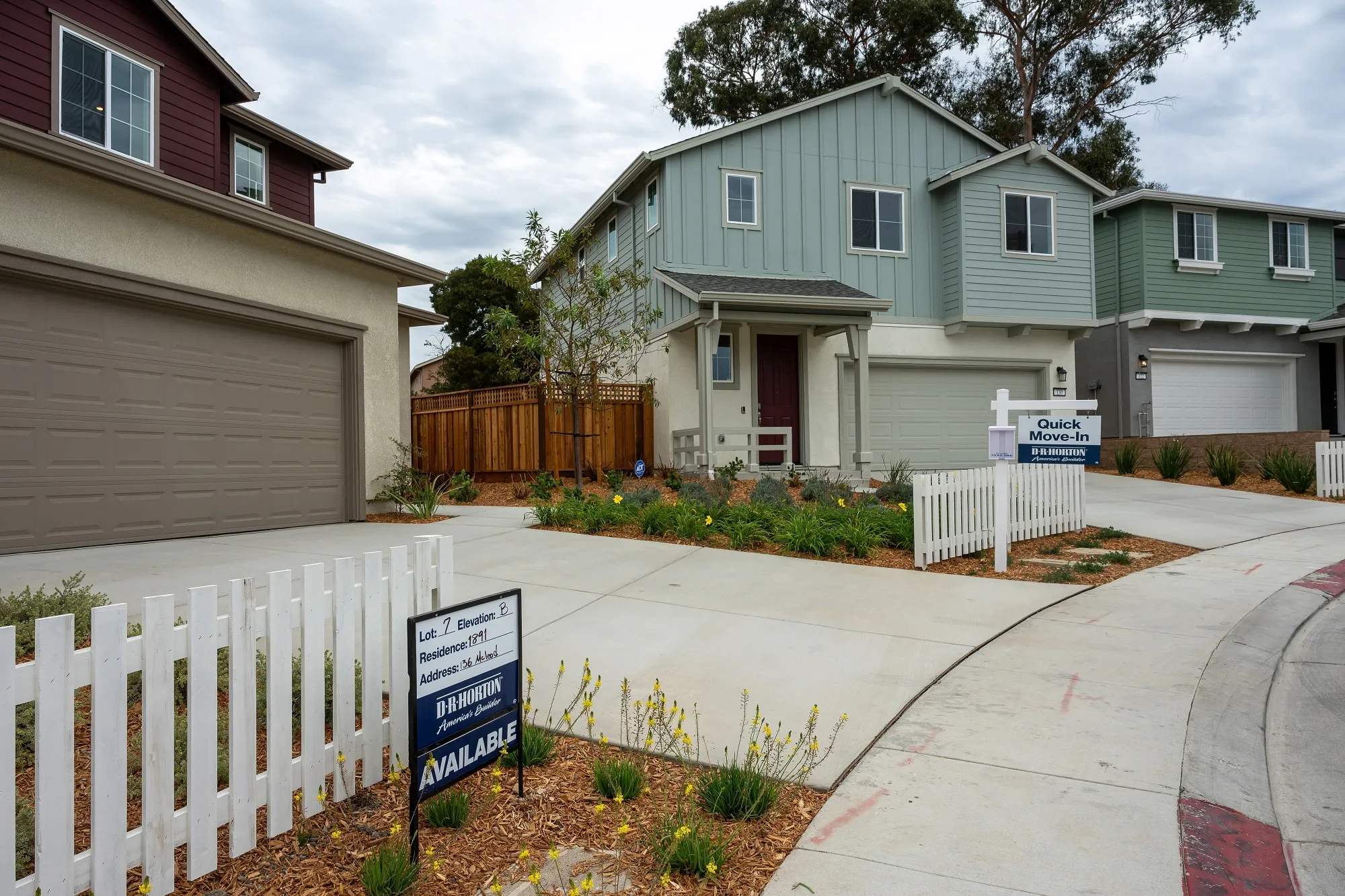 カリフォルニア州の新築住宅（2025年9月24日）