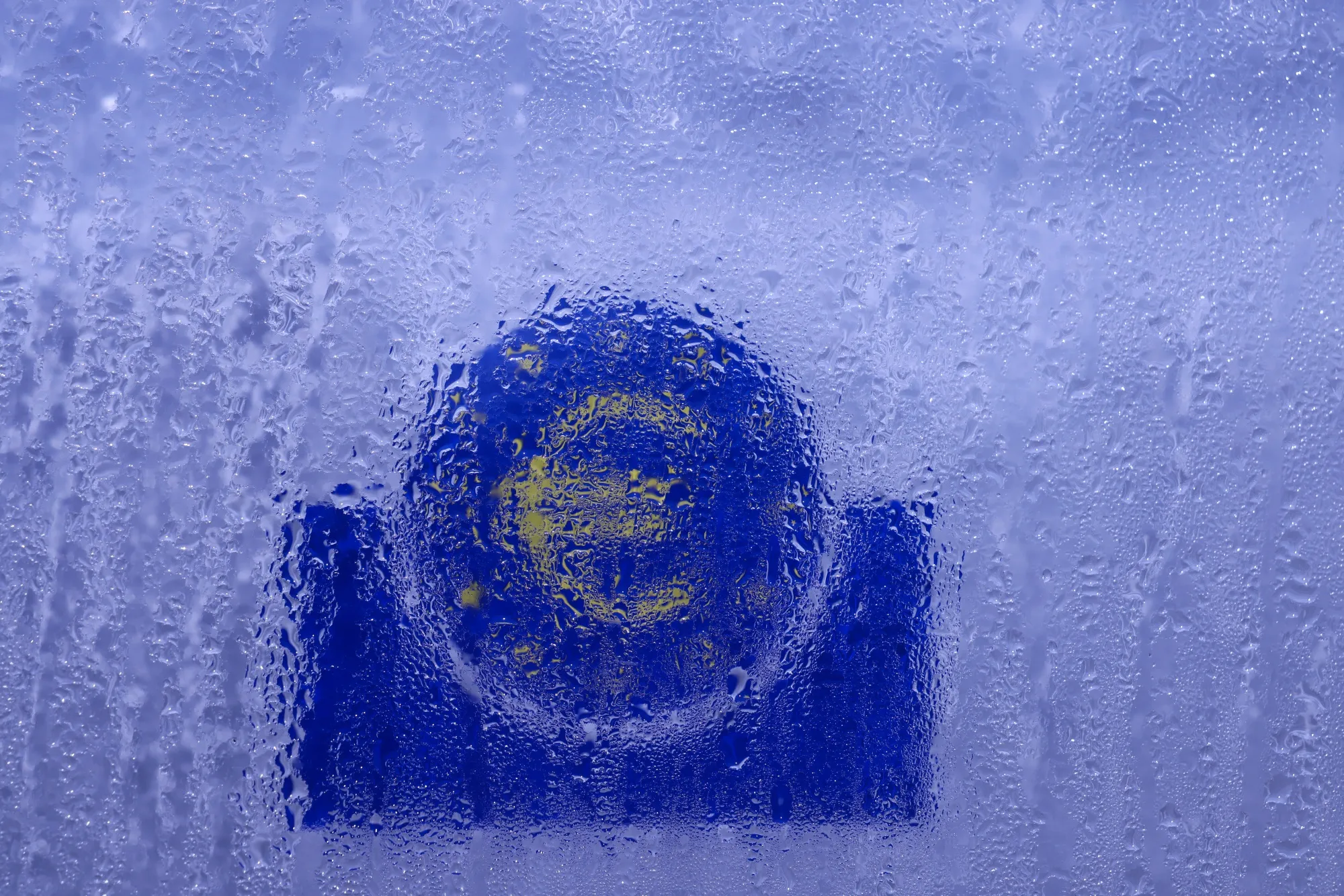 A euro symbol at the headquarters of the ECB.
