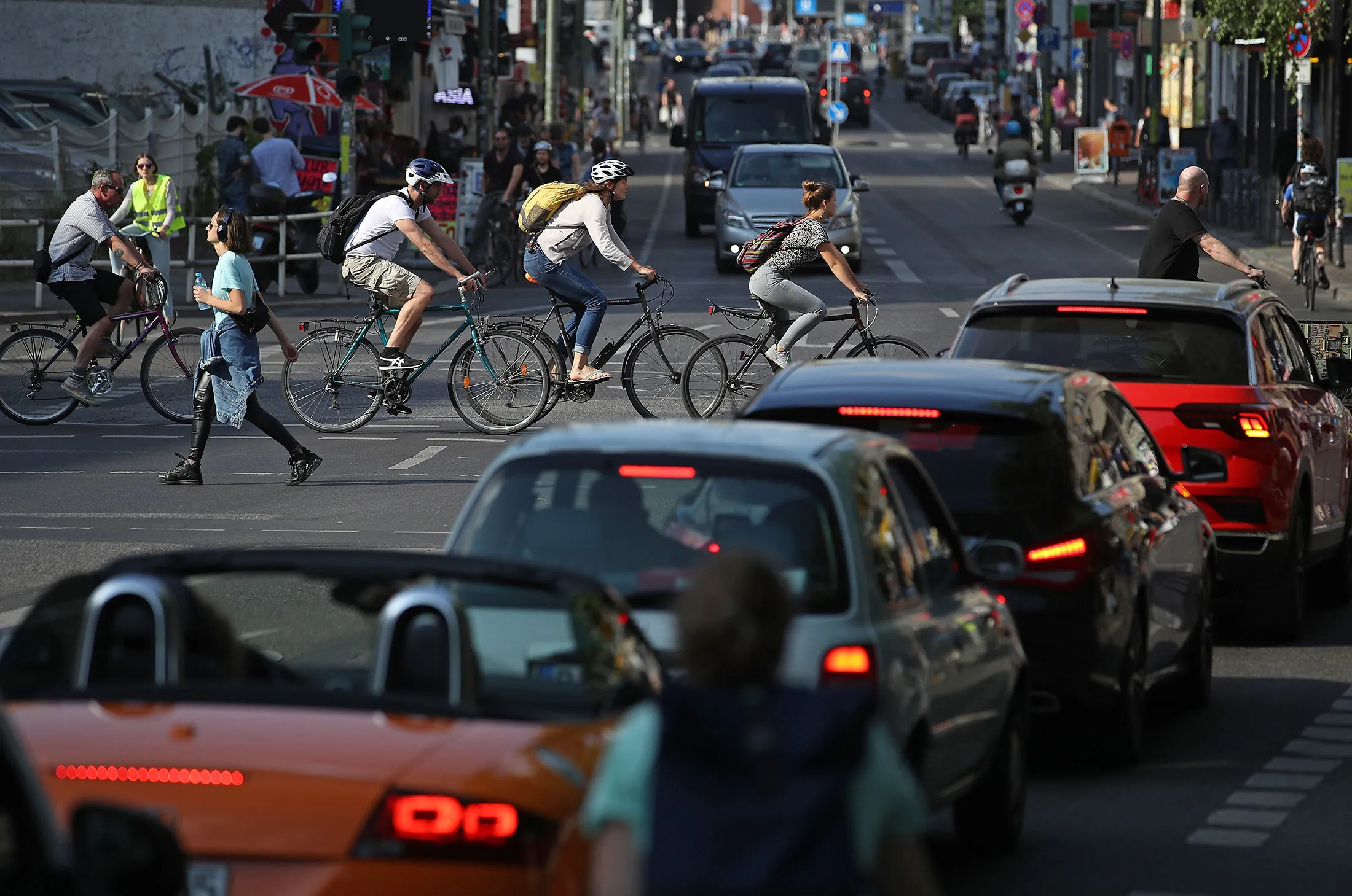 Bicyclists And Traffic