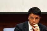 Italy's Prime Minister Matteo Renzi
