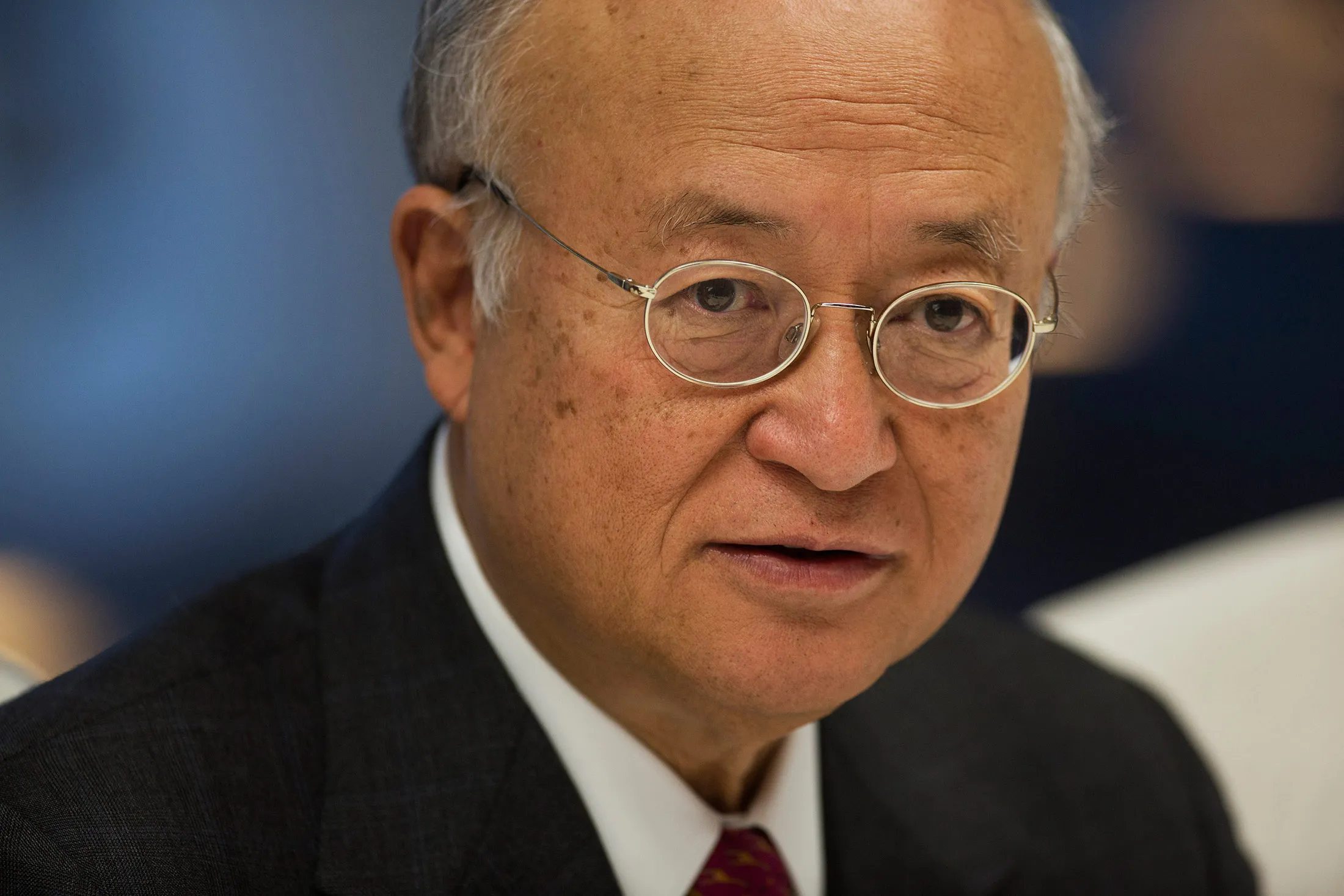 Yukiya Amano, director general of the International Atomic Energy Agency.
