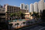 A closed high school in Hong Kong.