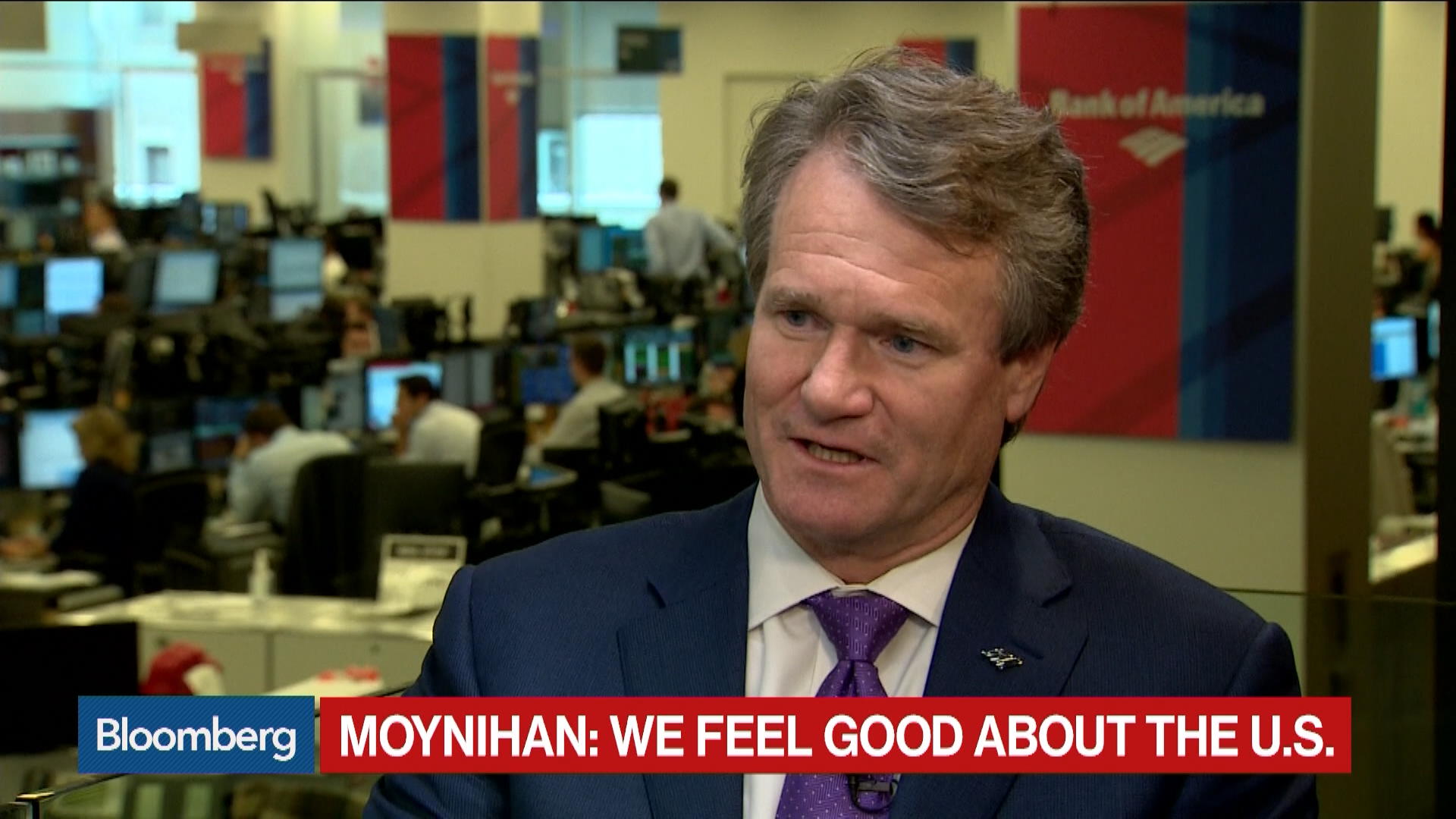 Watch BofA CEO Moynihan: We Feel Good About the U.S. - Bloomberg