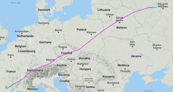 An Airbus Jet Flew to Russia as Ukraine War Got Underway