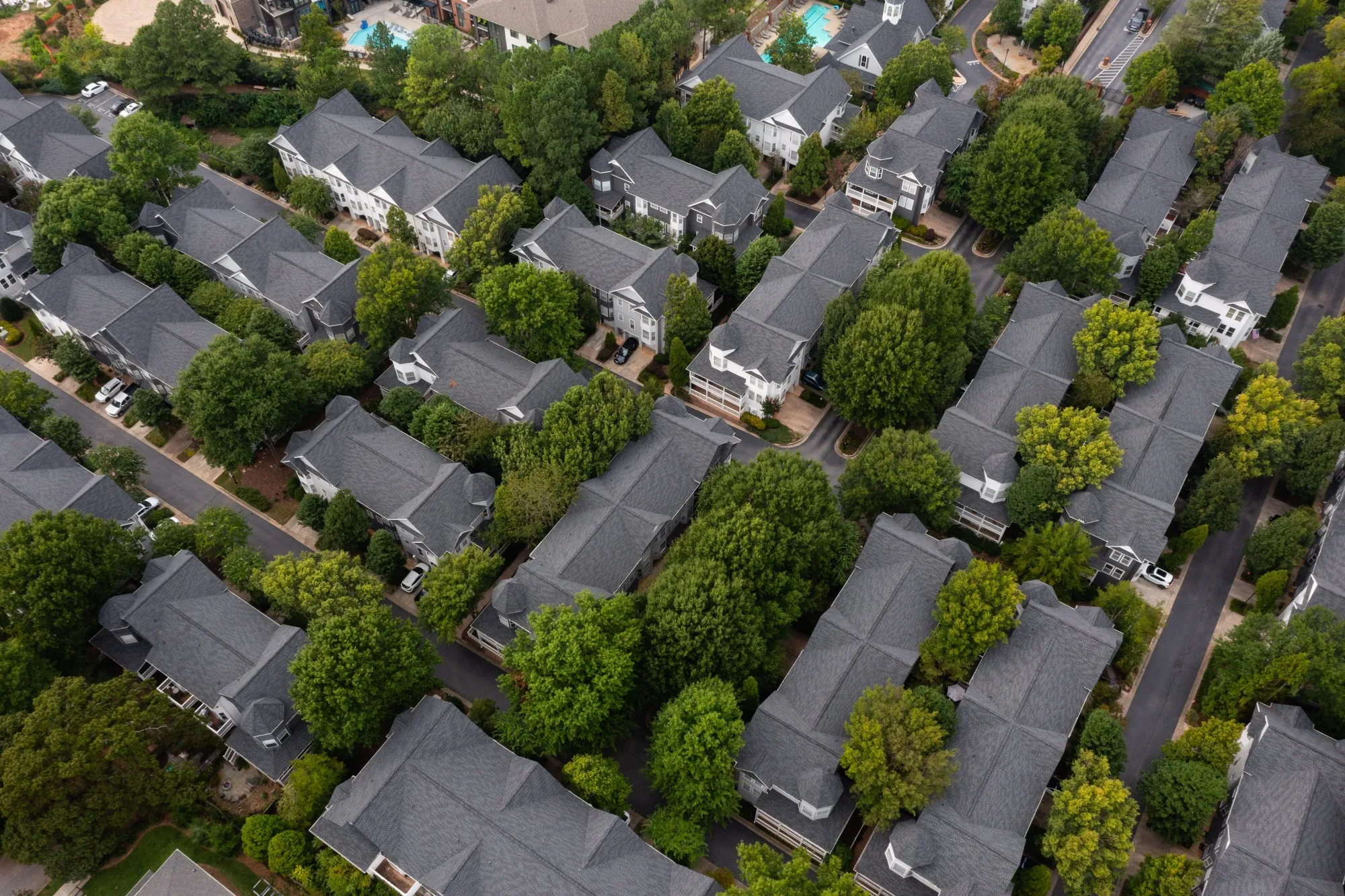 Homes in Atlanta, Georgia.