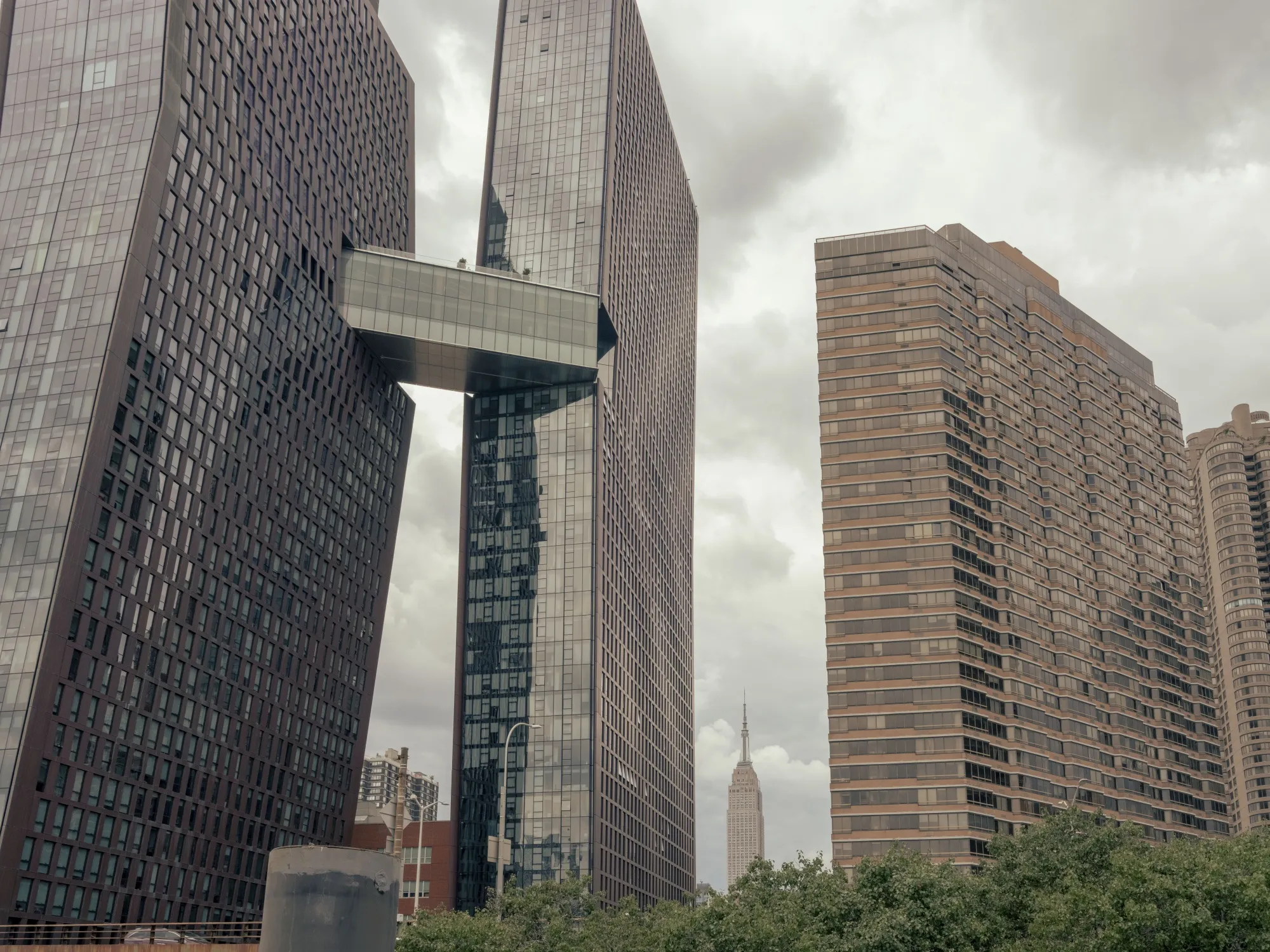 Residential buildings along the East River in New York, US, on Wednesday, Aug. 17, 2022.&nbsp;
