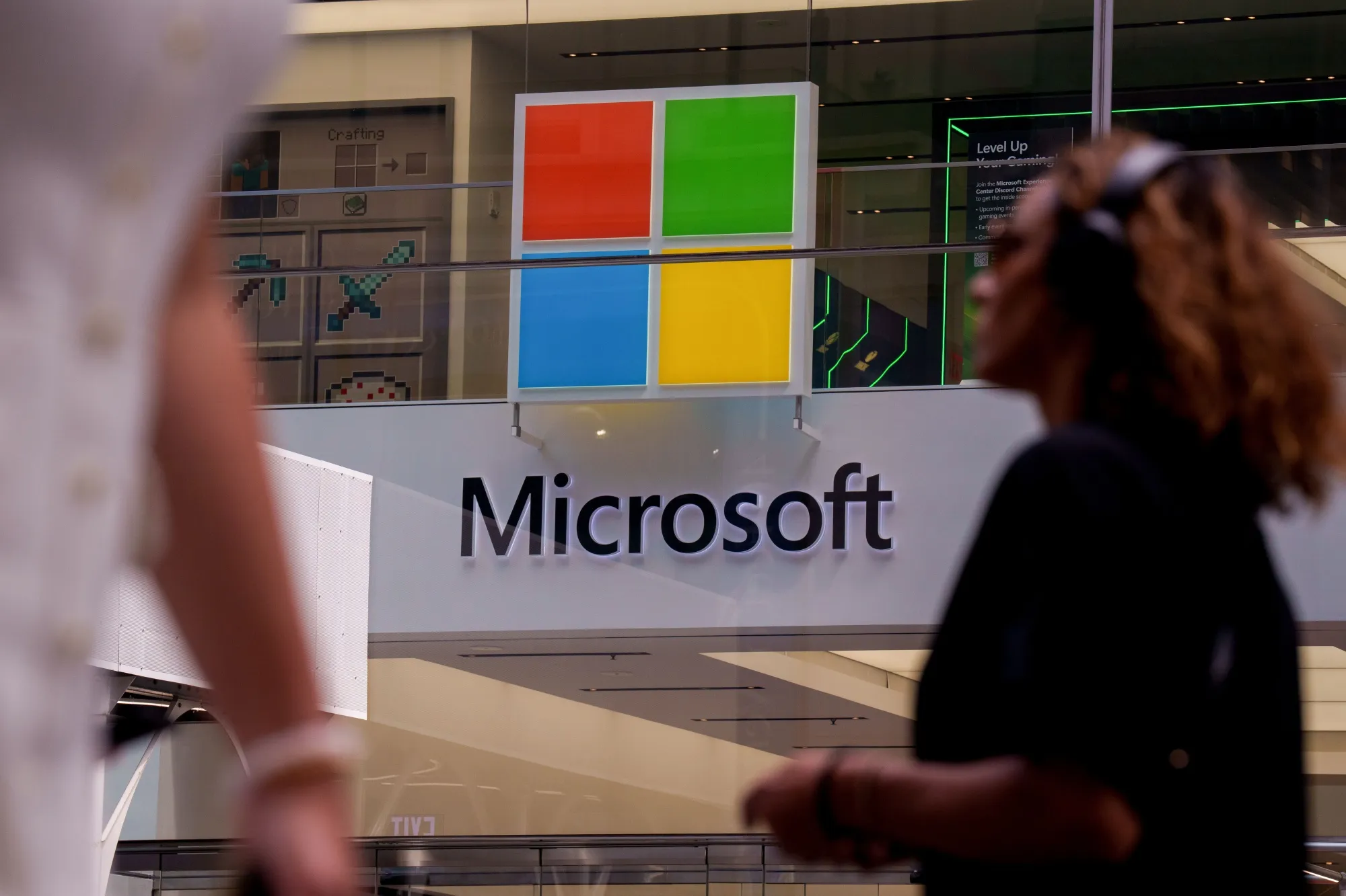 A Microsoft store in New York.