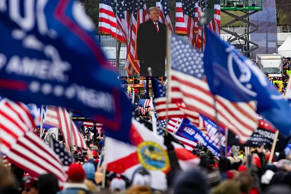 A rally that didn’t actually “save America.”