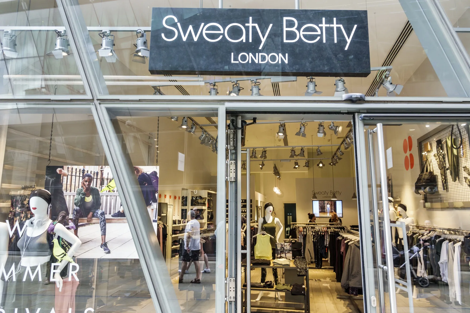 A Sweaty Betty athletic clothing shop.&nbsp;