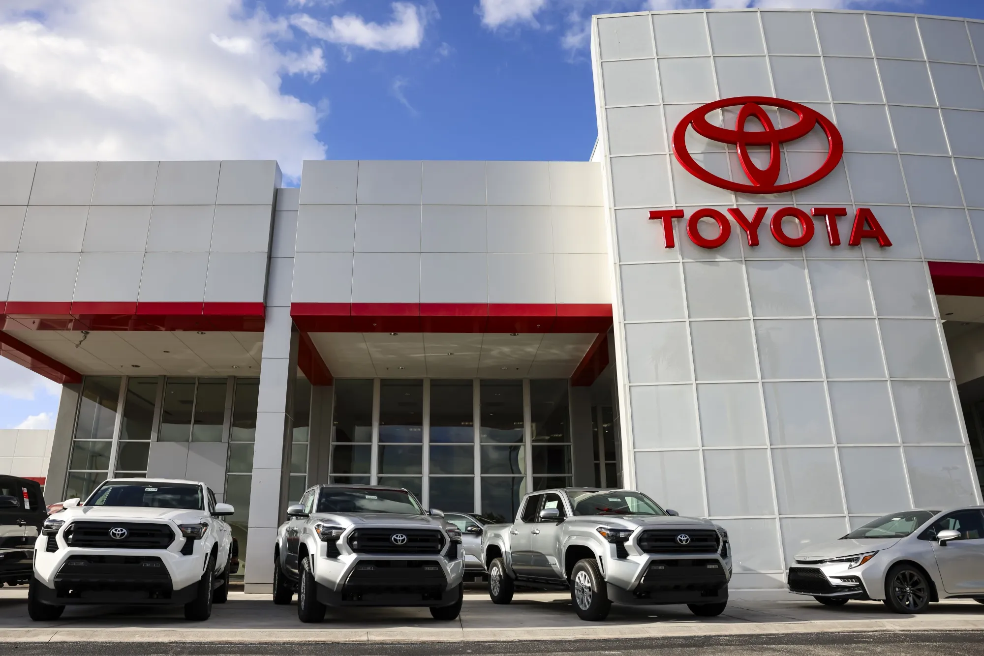Một đại lý của Toyota Motor Corp. tại Miami, Florida.