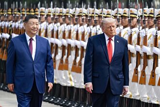 U.S. President Trump Meets With China's President Xi And Attends State Banquet