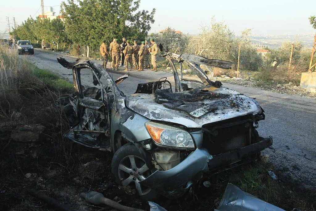 Damage from an&nbsp;Israeli airstrike in southern Lebanon, Jan. 6.&nbsp;Israel has fired missiles and rockets regularly into Lebanese territory in recent months, raising fears that a&nbsp;ceasefire&nbsp;with Hezbollah agreed to in late 2024 would collapse.&nbsp;