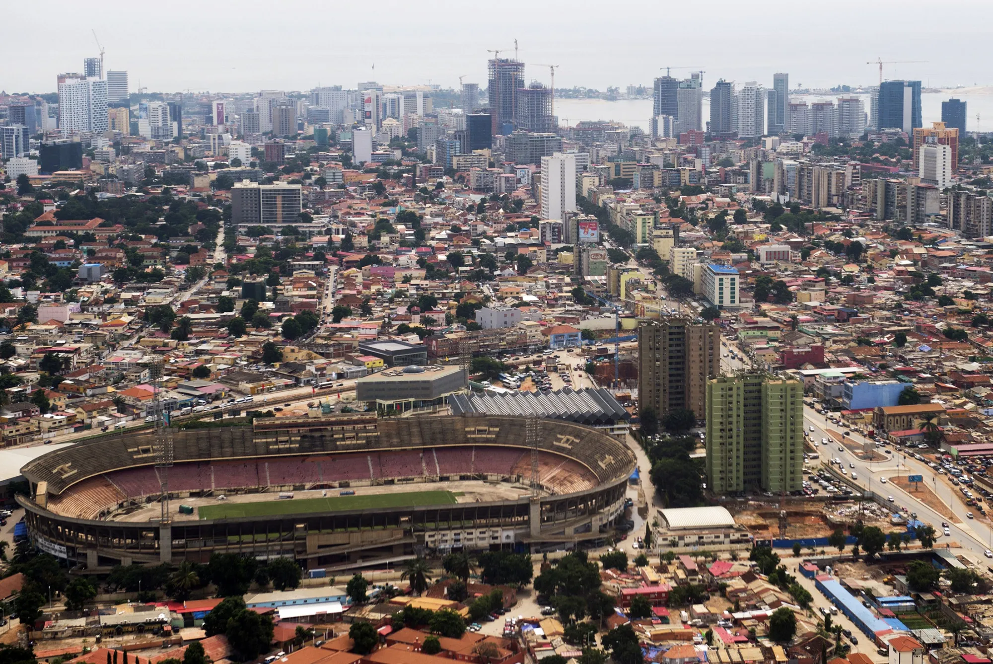 Luanda skyline.
