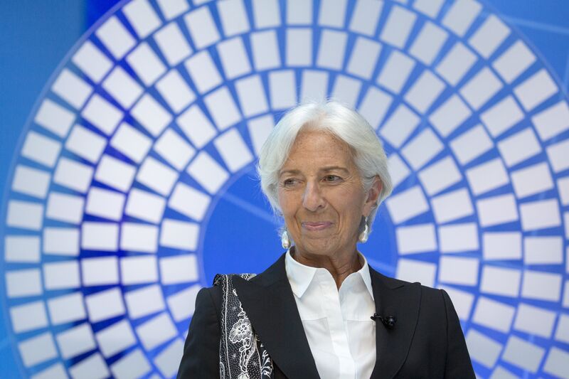 International Monetary Fund Managing Director Christine Lagarde Moderates Panel On Digitalization And The Gilded Age 