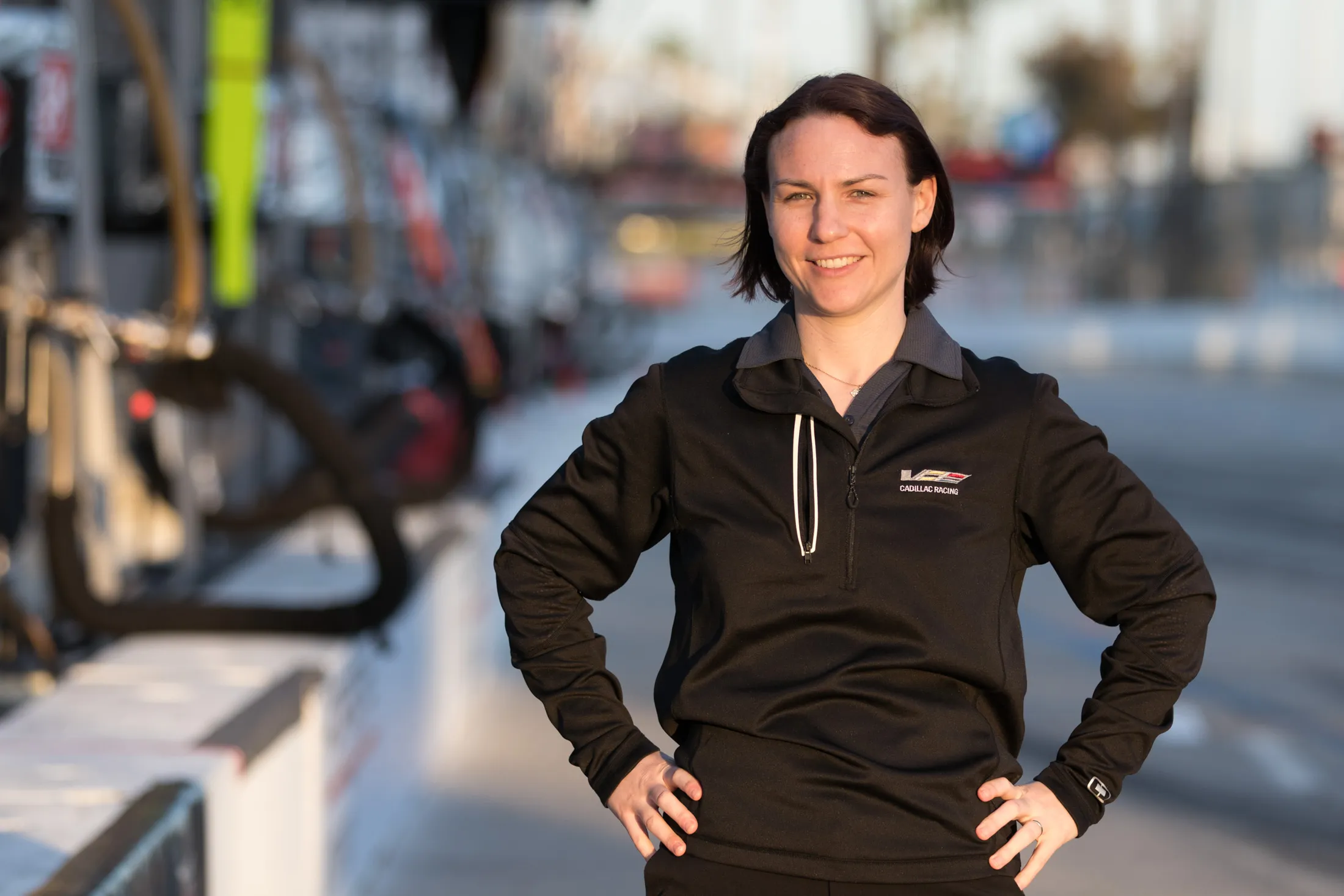 Laura Klauser of Cadillac Racing at the Long Beach Grand Prix.