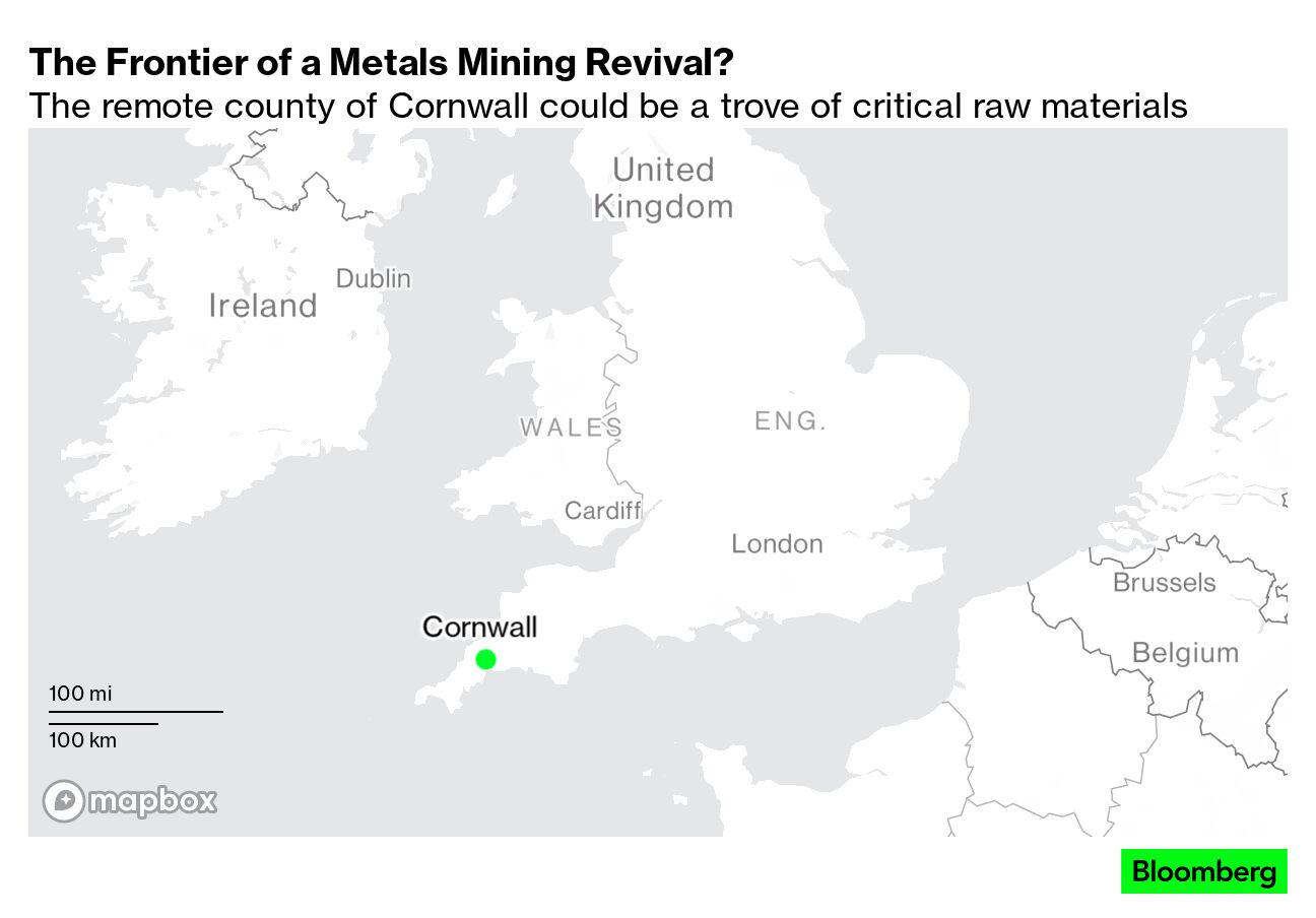 UK Mining: Cornwall Can Counter China in Hunt for Raw Minerals - Bloomberg