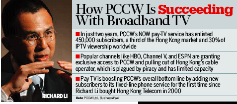 Graphic: How PCCW Is Succeeding With Broadband TV