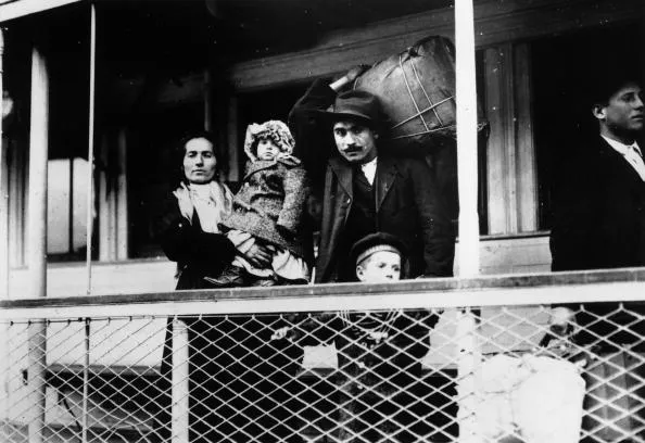 Ellis Island, 1905.
