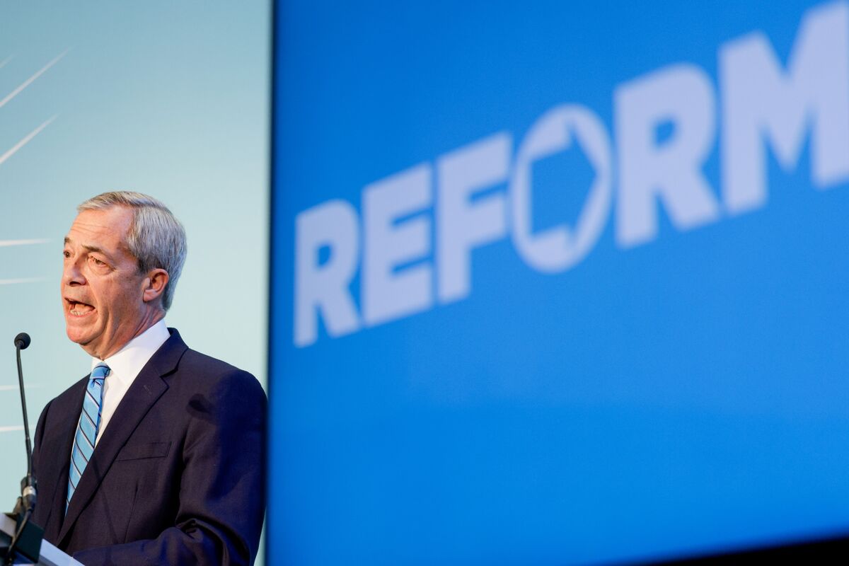 Donations to Farage’s Reform UK Drop After Overseas Funding Cap
