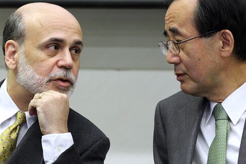 From Governor Bernanke to Governor Shirakawa