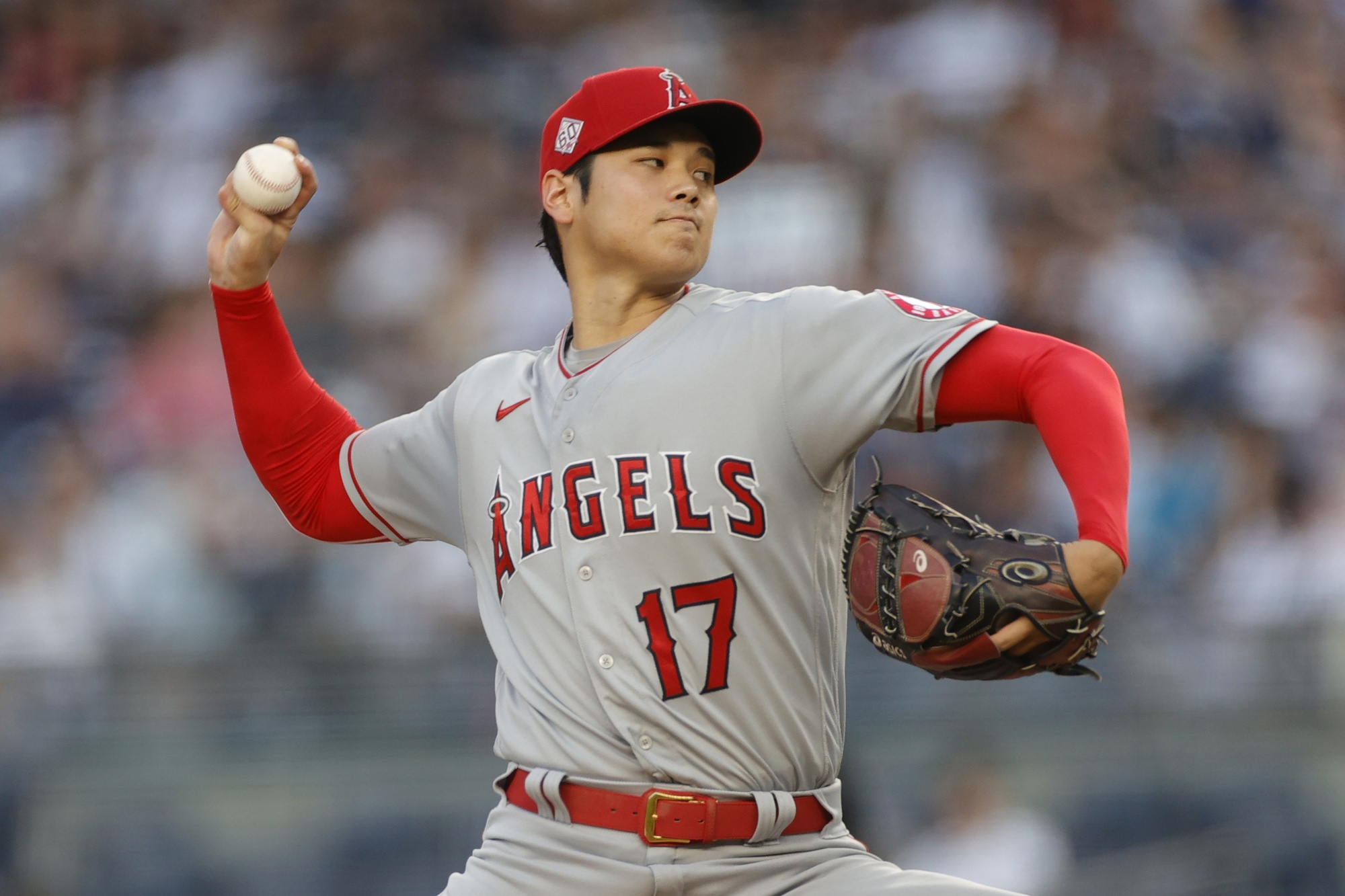 Shohei Ohtani received his AL MVP award tonight… along with every other  baseball award possible it seems 🏆