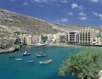 The village of Xlendi in Malta.
