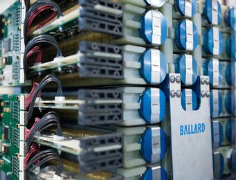 relates to Ballard Surges on New Fuel Cell That Uses Less Platinum