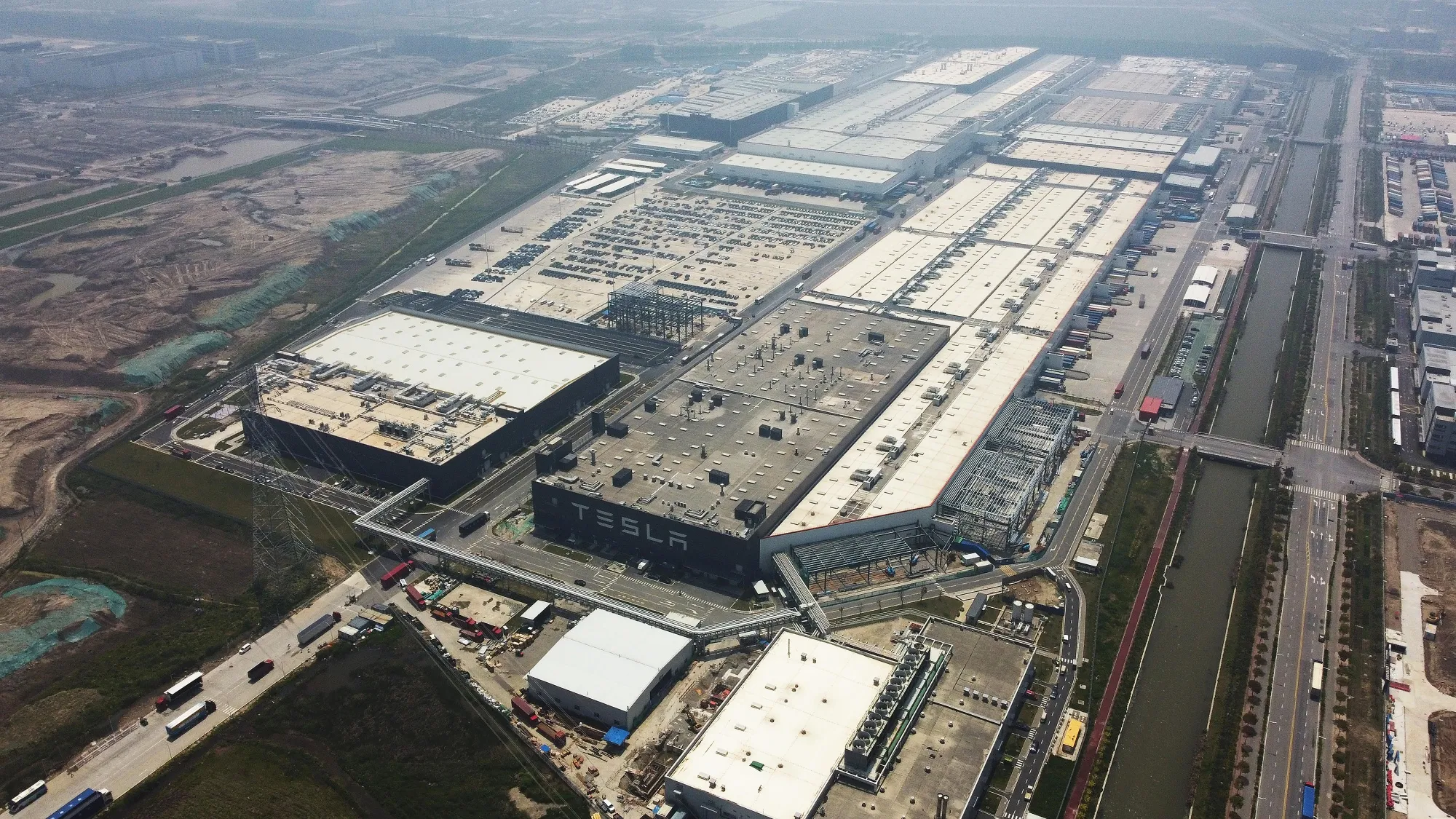 Tesla’s Shanghai Gigafactory&nbsp;in Shanghai.