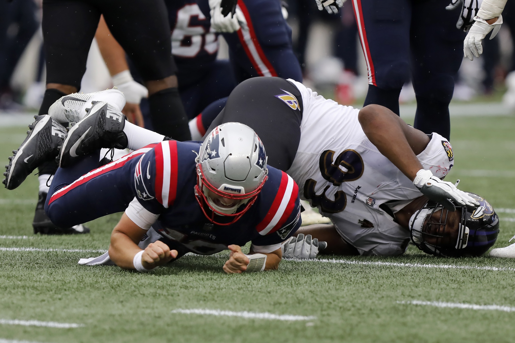 New England Patriots rule out QB Mac Jones; Brian Hoyer gets start