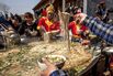 Over Two Thousand People Eat Together On Dragon Heads-raising Day