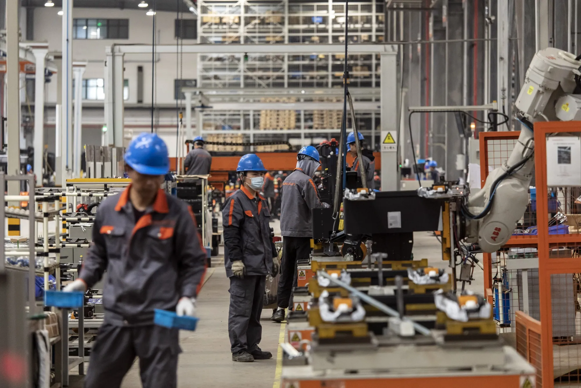 Inside A Noblelift Intelligent Equipment Co. Factory