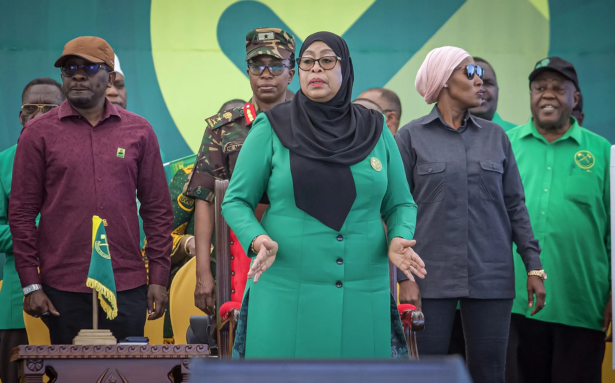 Tanzanian President Samia Suluhu Hassan
