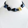 Perles Noir et Or Choker